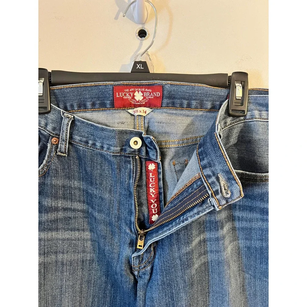 Lucky Brand 361 Vintage Straight Jeans 38x34 - Picture 2 of 7